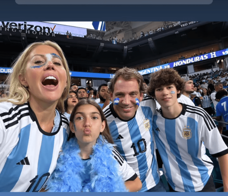 Argentinas famosas fans de Messi y de Paul en Miami